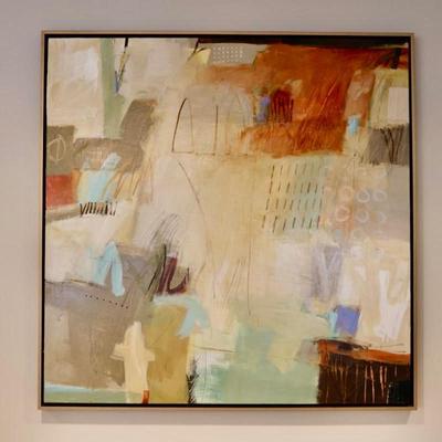 Original Abstract Painting Titled "Play Ground" by Karen Stastny