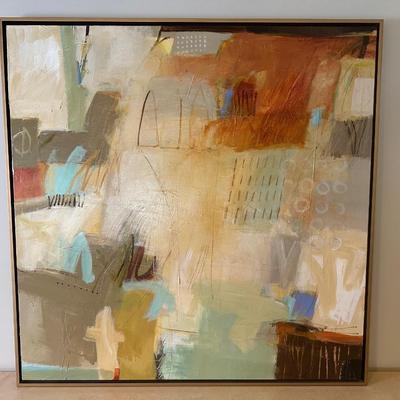 Original Abstract Painting Titled "Play Ground" by Karen Stastny
