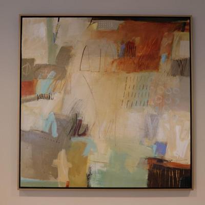 Original Abstract Painting Titled "Play Ground" by Karen Stastny