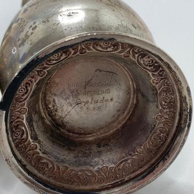 LOT 68: Monogrammed International Sterling S118 Salt and Pepper Shakers and Sterling Corn Cob Holders - TW 119.88g