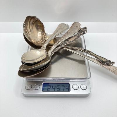 LOT 69: Collection of Sterling Spoons / Utensils (Personalized Included) - TW 245.74g
