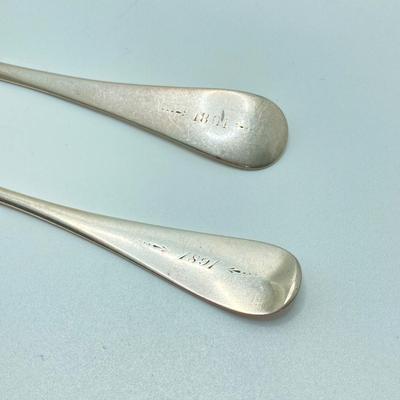 LOT 69: Collection of Sterling Spoons / Utensils (Personalized Included) - TW 245.74g