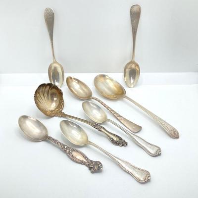 LOT 69: Collection of Sterling Spoons / Utensils (Personalized Included) - TW 245.74g