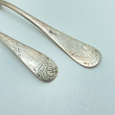 LOT 69: Collection of Sterling Spoons / Utensils (Personalized Included) - TW 245.74g