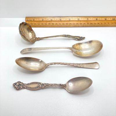 LOT 69: Collection of Sterling Spoons / Utensils (Personalized Included) - TW 245.74g