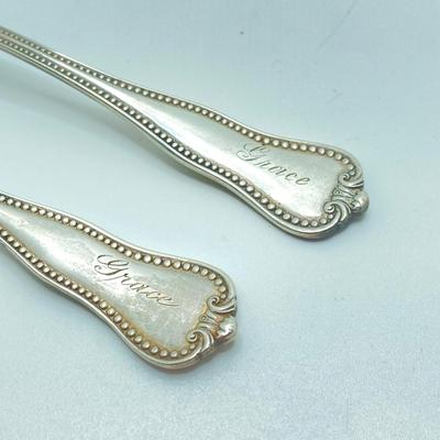 LOT 69: Collection of Sterling Spoons / Utensils (Personalized Included) - TW 245.74g