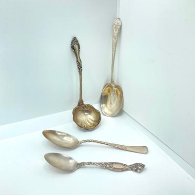 LOT 69: Collection of Sterling Spoons / Utensils (Personalized Included) - TW 245.74g