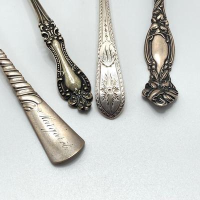 LOT 69: Collection of Sterling Spoons / Utensils (Personalized Included) - TW 245.74g