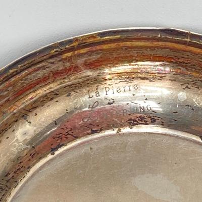 LOT 70: Collection of Sterling Silver and More - Forks, Mother of Pearl Serving Utensils, Wm Rogers and La Pierre Coasters
