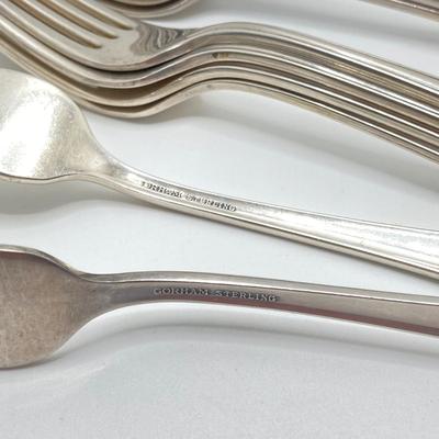 LOT 71: Gorham "Lily of the Valley" Sterling Flatware Set - Tw 1913.66g