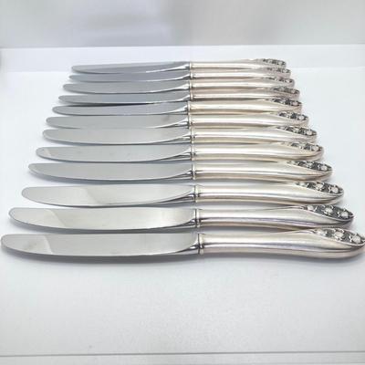 LOT 71: Gorham "Lily of the Valley" Sterling Flatware Set - Tw 1913.66g