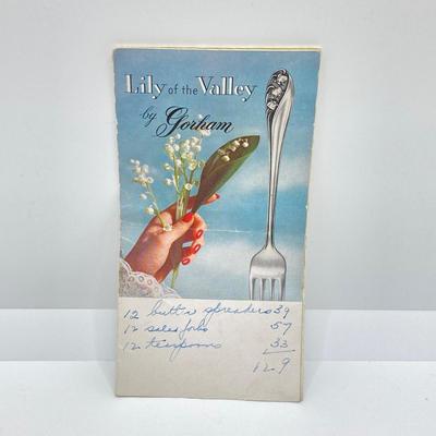 LOT 71: Gorham "Lily of the Valley" Sterling Flatware Set - Tw 1913.66g