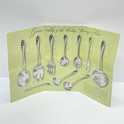 LOT 71: Gorham "Lily of the Valley" Sterling Flatware Set - Tw 1913.66g