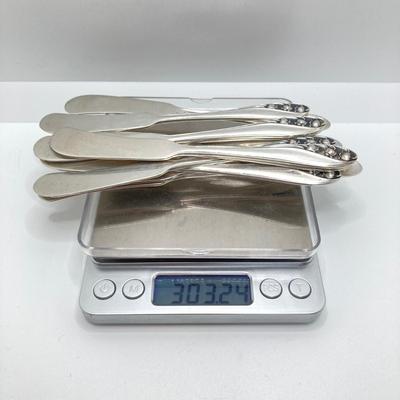 LOT 71: Gorham "Lily of the Valley" Sterling Flatware Set - Tw 1913.66g