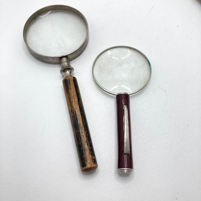 LOT 73: Vintage / Antique Collection - Eyeglasses, Magnifiers, Rolland Jewelers Opera Glasses / Binoculars and More