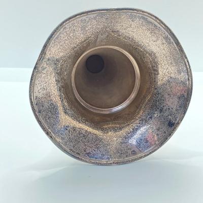 LOT 74: Fisher Weighted Sterling 638 Art Deco Trumpet Vase