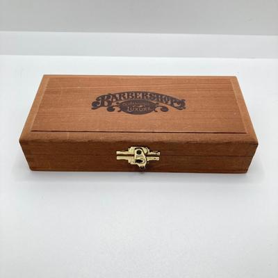 LOT 75: Large Collection of Cuff Links and Tie Bars with Small Wooden Storage Box - Swank, Hickok and More