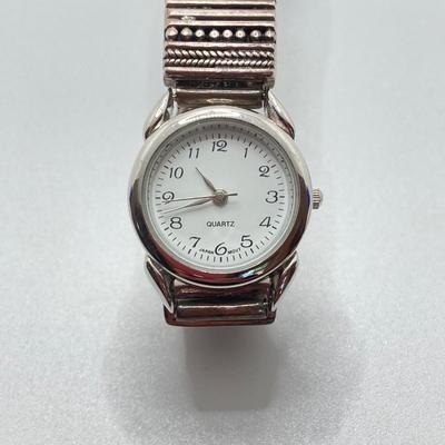 LOT 79: Quartz Japan Movt Watch with Sterling 925 Silver Band
