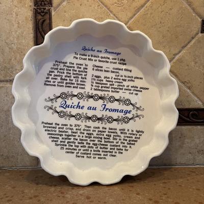LOT 88: Fiesta Ware, Refrigerator Dishes, Corn on the Cob Dishes & Holders, Trivets, Quiche Dish w/Recipe