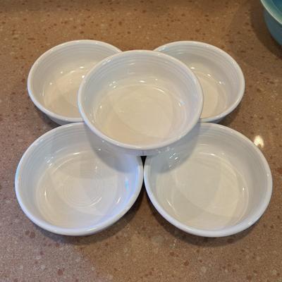 LOT 88: Fiesta Ware, Refrigerator Dishes, Corn on the Cob Dishes & Holders, Trivets, Quiche Dish w/Recipe