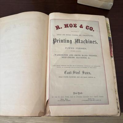 LOT 91: Antique Hand-Crafted Scrapbook, 1991 Alva Studio Victorian Women Sculpture and a Framed Floral Needlework 1978 & More