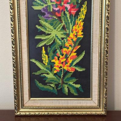 LOT 91: Antique Hand-Crafted Scrapbook, 1991 Alva Studio Victorian Women Sculpture and a Framed Floral Needlework 1978 & More