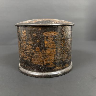 LOT 92: Trinket Box Collection: Lacquer, Wood & Pottery