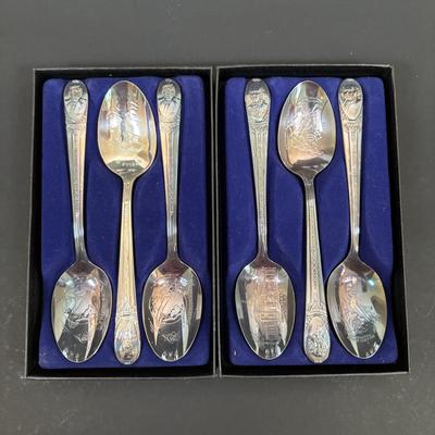 LOT 93: Wm Rogers Presidential Spoon Collection