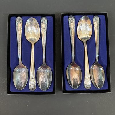 LOT 93: Wm Rogers Presidential Spoon Collection