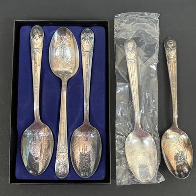 LOT 93: Wm Rogers Presidential Spoon Collection