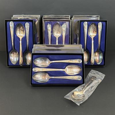 LOT 93: Wm Rogers Presidential Spoon Collection