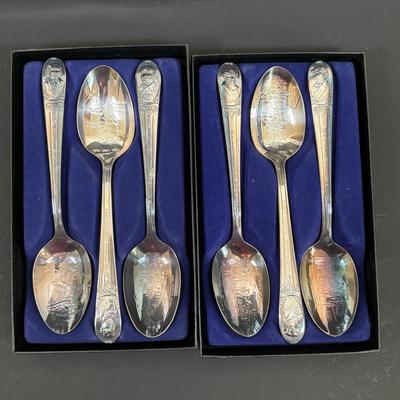 LOT 93: Wm Rogers Presidential Spoon Collection