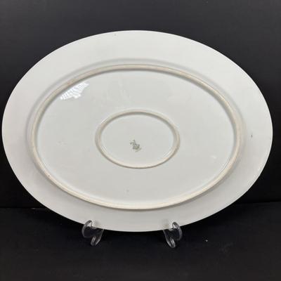 LOT 95: Pink Depression Glass, Belleek Salt Dishes, M&Z Austria Covered Serving Bowls, RC Mon Bijou Dessert Plates & More