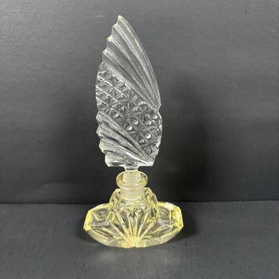 LOT 97: Pyralin Handheld Mirror, Perfume Bottle, Czechoslovakia, Cambridge Cuttery Pen Knife, TR Jewelry Box, Made in USA Compact,...