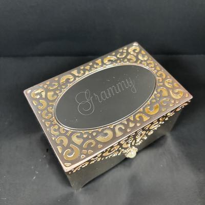 LOT 97: Pyralin Handheld Mirror, Perfume Bottle, Czechoslovakia, Cambridge Cuttery Pen Knife, TR Jewelry Box, Made in USA Compact,...