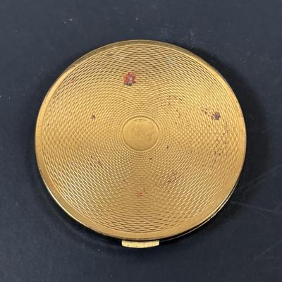 LOT 97: Pyralin Handheld Mirror, Perfume Bottle, Czechoslovakia, Cambridge Cuttery Pen Knife, TR Jewelry Box, Made in USA Compact,...