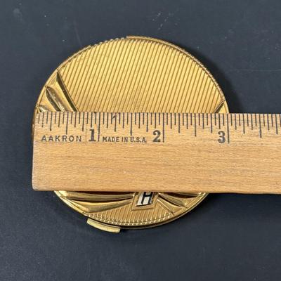 LOT 97: Pyralin Handheld Mirror, Perfume Bottle, Czechoslovakia, Cambridge Cuttery Pen Knife, TR Jewelry Box, Made in USA Compact,...