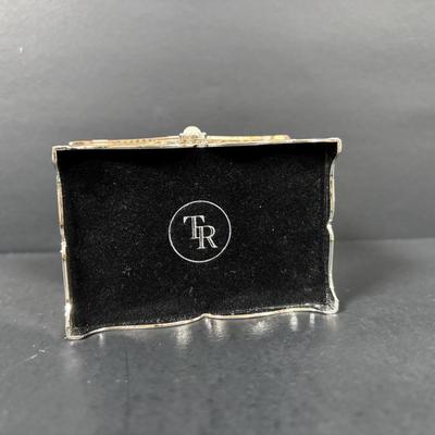 LOT 97: Pyralin Handheld Mirror, Perfume Bottle, Czechoslovakia, Cambridge Cuttery Pen Knife, TR Jewelry Box, Made in USA Compact,...