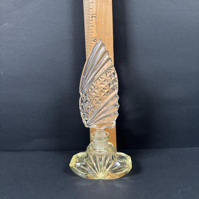 LOT 97: Pyralin Handheld Mirror, Perfume Bottle, Czechoslovakia, Cambridge Cuttery Pen Knife, TR Jewelry Box, Made in USA Compact,...