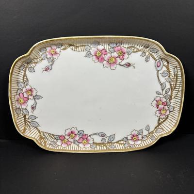 LOT 97: Pyralin Handheld Mirror, Perfume Bottle, Czechoslovakia, Cambridge Cuttery Pen Knife, TR Jewelry Box, Made in USA Compact,...