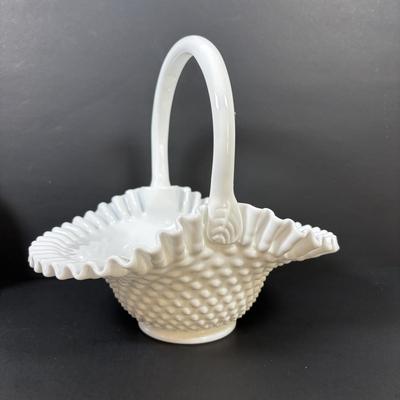 LOT 100: Vintage Milk Glass Collection