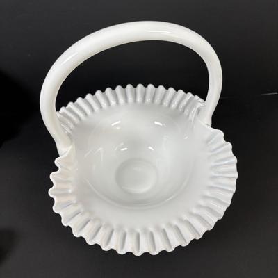 LOT 100: Vintage Milk Glass Collection
