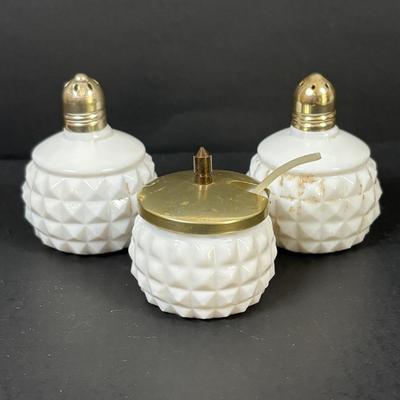 LOT 100: Vintage Milk Glass Collection