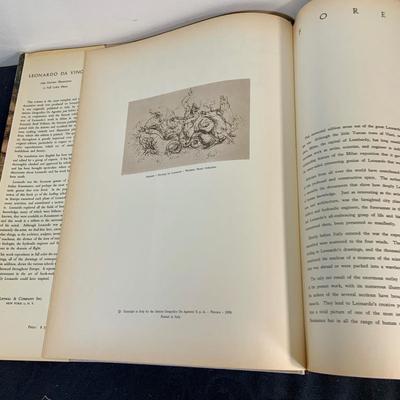 LOT 139: Set of Two (2) Large Coffee Table Books - The Complete Works of Michelangelo and Leonardo Da Vinci