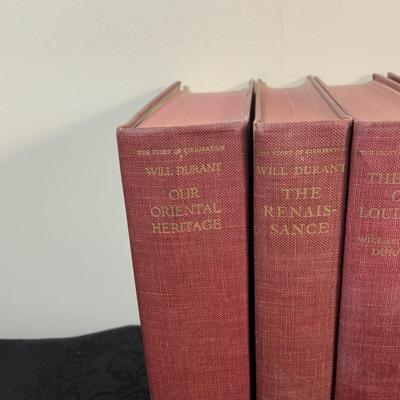 LOT 141: Will Durant Story of Civilization- Seven (7) Volumes