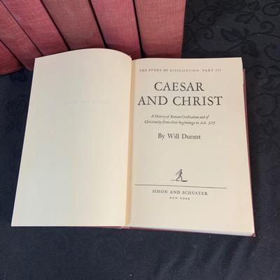 LOT 141: Will Durant Story of Civilization- Seven (7) Volumes
