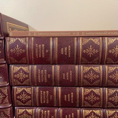 LOT 143: John James Audubon The American Wildlife Heritage 14 Volumes - Numbered First Edition Set