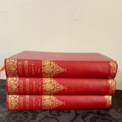 LOT 144: Three (3) Volume Set French Revolution by Carlyle and 1866 Galaxy Vol 1