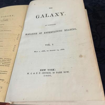 LOT 144: Three (3) Volume Set French Revolution by Carlyle and 1866 Galaxy Vol 1