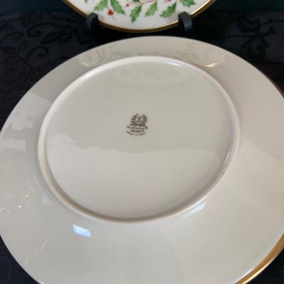 LOT 145. Collection of Lenox Holiday - Holy and Berry Patter Plates, Cups and More